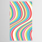  Wavy Stripes II - 60s Candy Rainbow Tablecloth Gallery Image 2