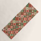 Hand-drawn Quilt #5 Yoga Mat Gallery Image 1