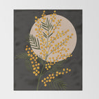 The Mimosa 1 Throw Blanket Gallery Image 2