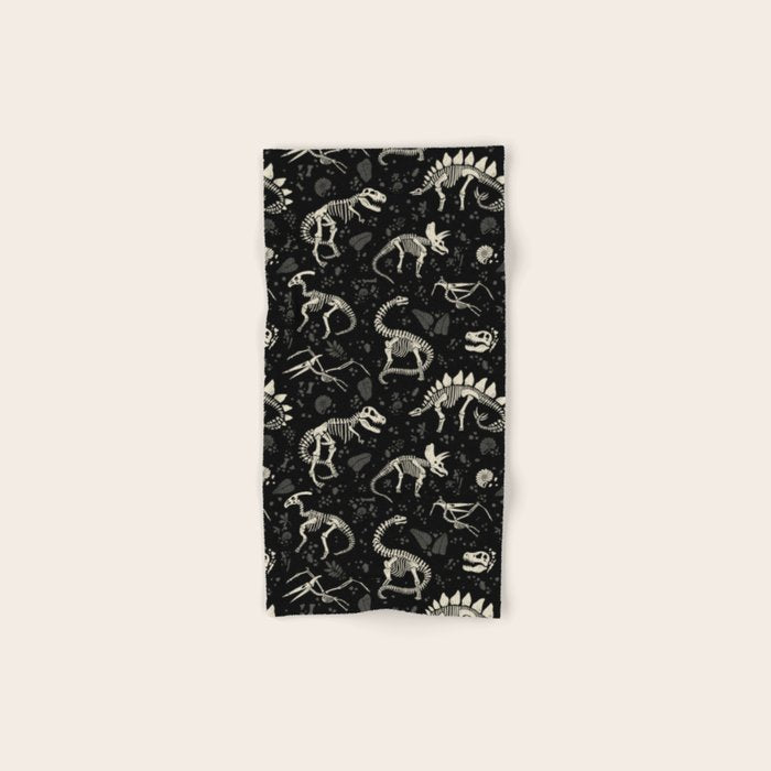 Excavated Dinosaur Fossils Bath Towel Gallery Image 1