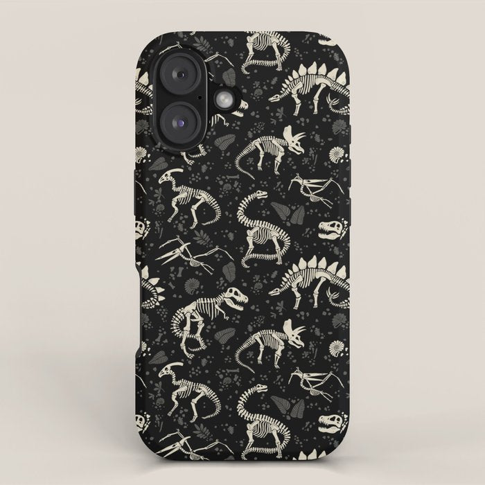 Excavated Dinosaur Fossils iPhone Case Gallery Image 1