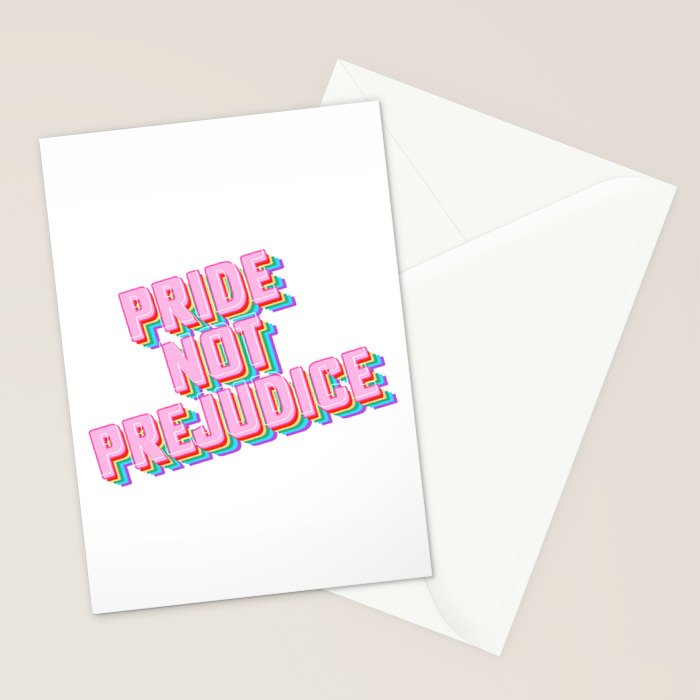 Pride not Prejudice Stationery Card Gallery Image 2