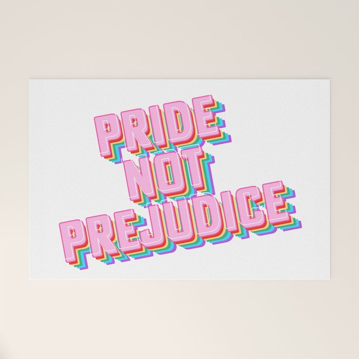 Pride not Prejudice Welcome Mat Gallery Image 1