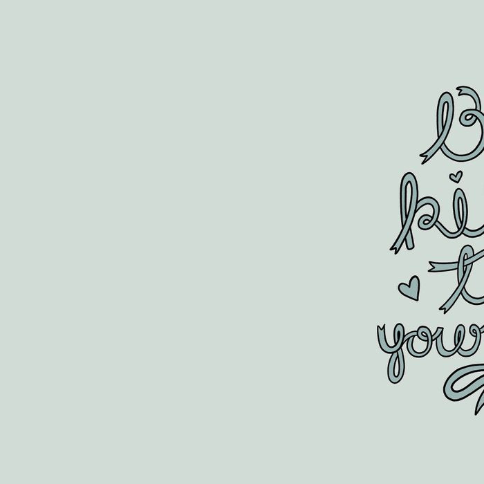 Be Kind To Yourself in Blue Coffee Mug Gallery Image 2