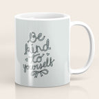 Be Kind To Yourself in Blue Coffee Mug Gallery Image 1