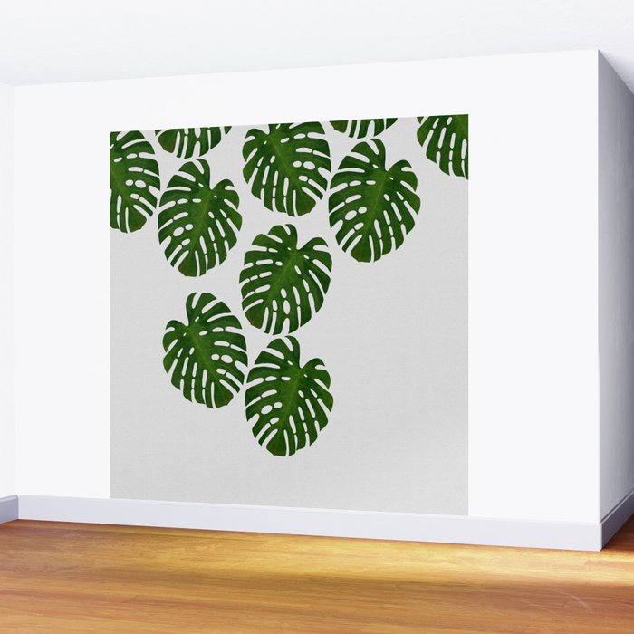 Monstera Leaf III Wall Mural Gallery Image 2