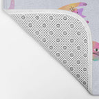 Rainbow Cats Pastel Bath Mat Gallery Image 2