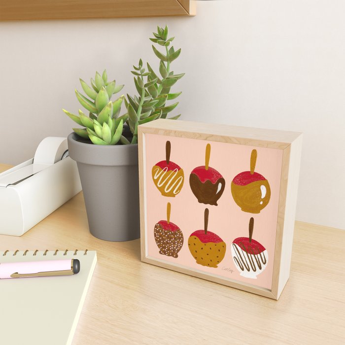 Caramel Apples - Red Mini Art Print Gallery Image 2