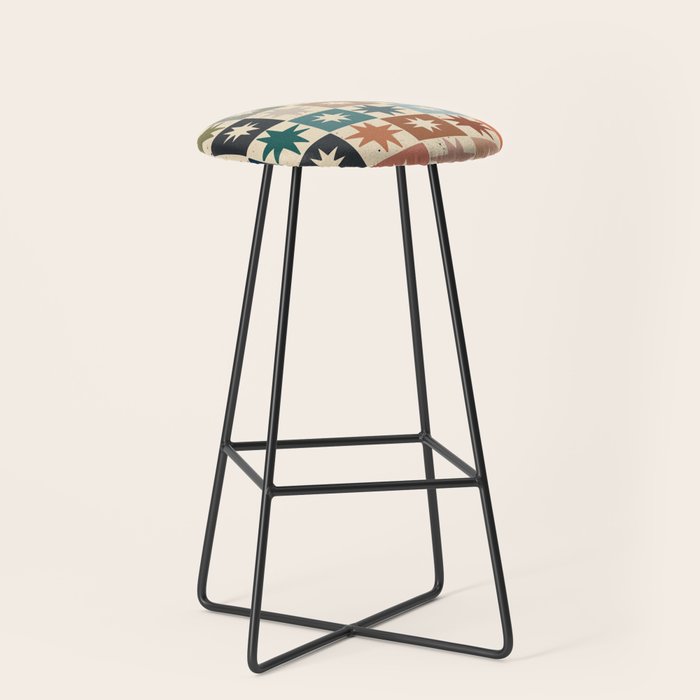 Kaleidoscope Star PTRN Stool Gallery Image 1