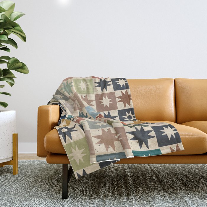 Kaleidoscope Star PTRN Throw Blanket Gallery Image 1