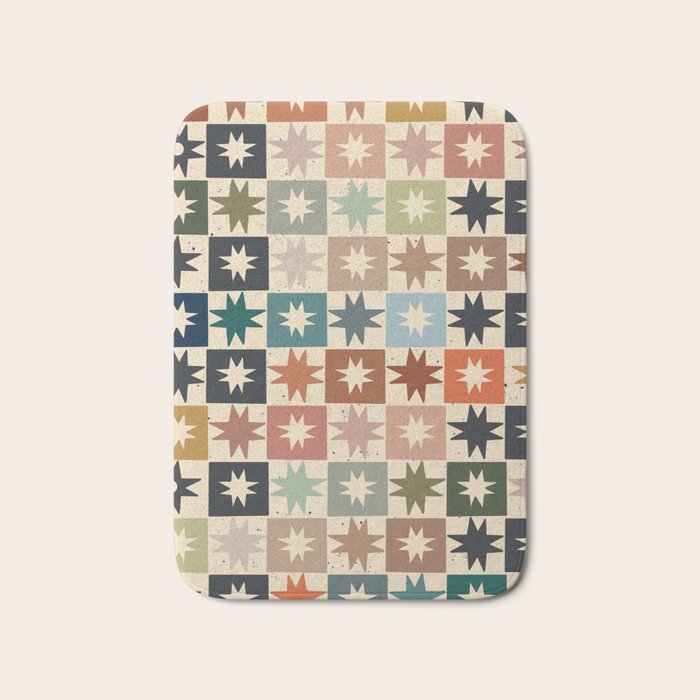 Kaleidoscope Star PTRN Bath Mat Gallery Image 1