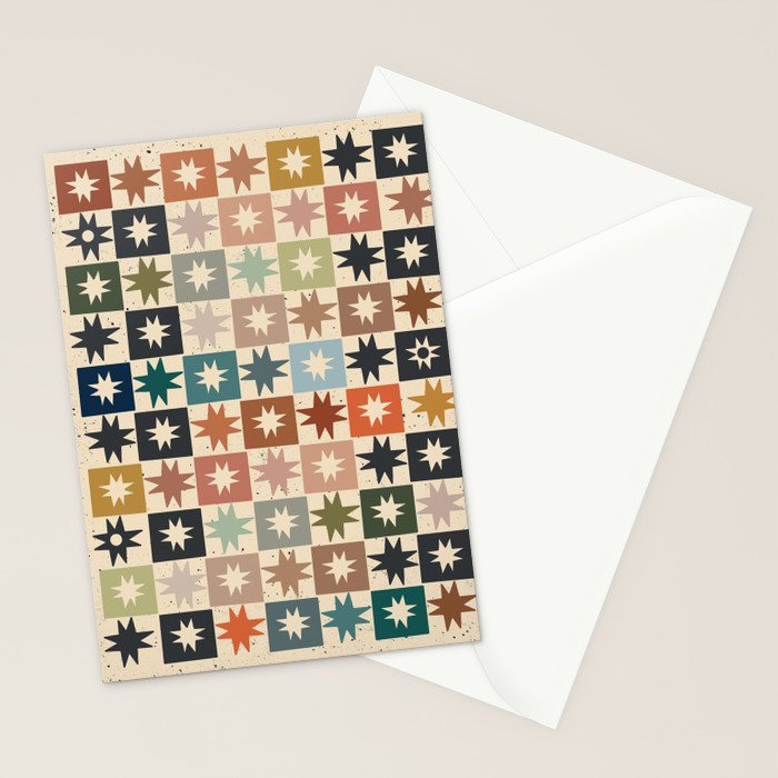 Kaleidoscope Star PTRN Stationery Card Gallery Image 2