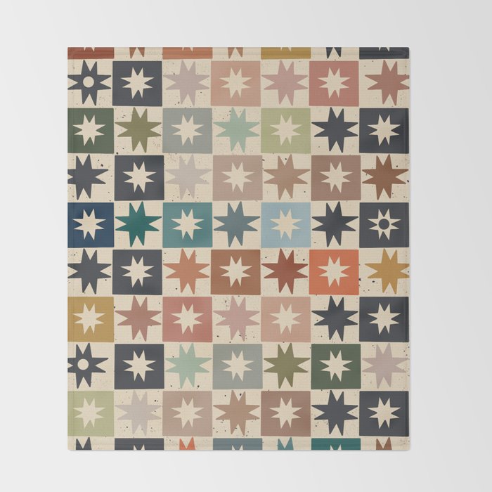 Kaleidoscope Star PTRN Throw Blanket Gallery Image 2