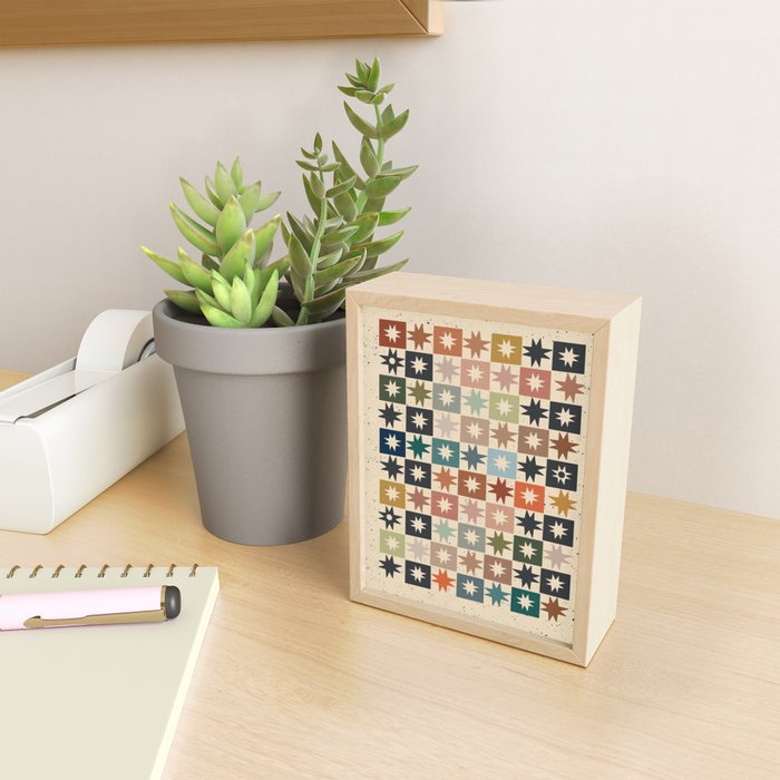 Kaleidoscope Star PTRN Mini Art Print Gallery Image 2