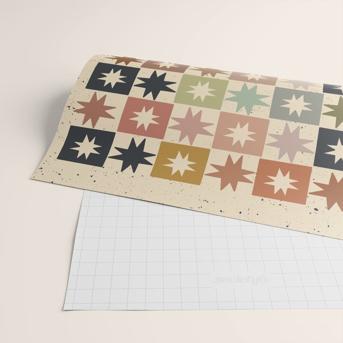 Kaleidoscope Star PTRN Wrapping Paper Gallery Image 2