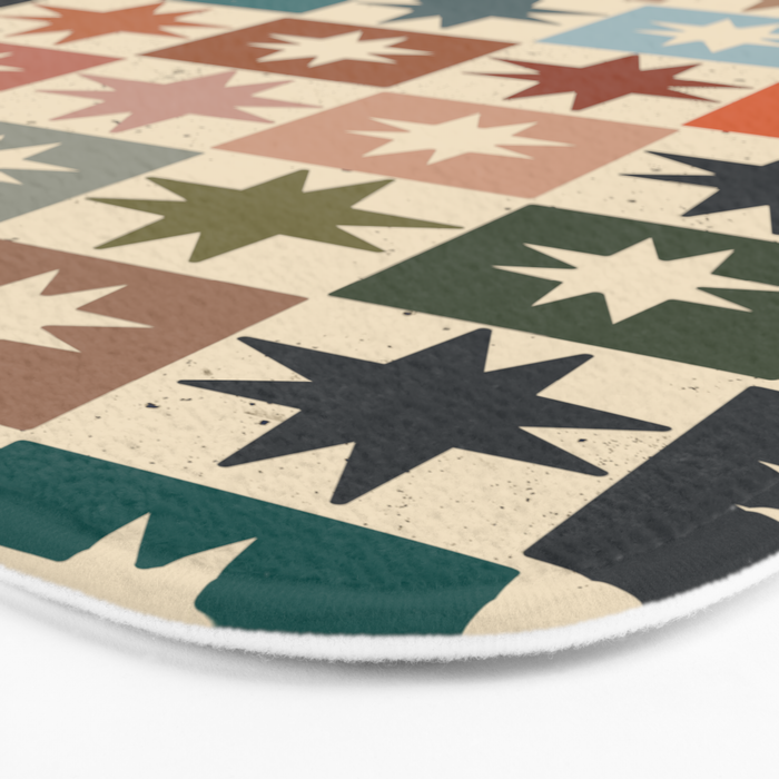 Kaleidoscope Star PTRN Bath Mat Gallery Image 3