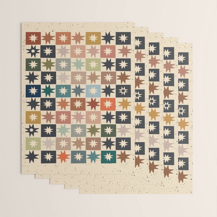 Kaleidoscope Star PTRN Wrapping Paper Gallery Image 3