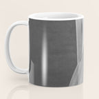 Tulip Blossoms floral black and white photography / photograph Coffee Mug Gallery Image 3