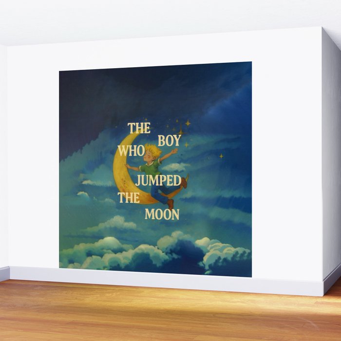 The Boy Who Jumped the Moon Wall Mural Gallery Image 2