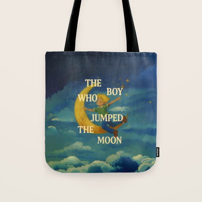 The Boy Who Jumped the Moon Tote Bag Gallery Image 1