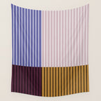 Color Block Line Abstract XX Wall Tapestry Gallery Image 4