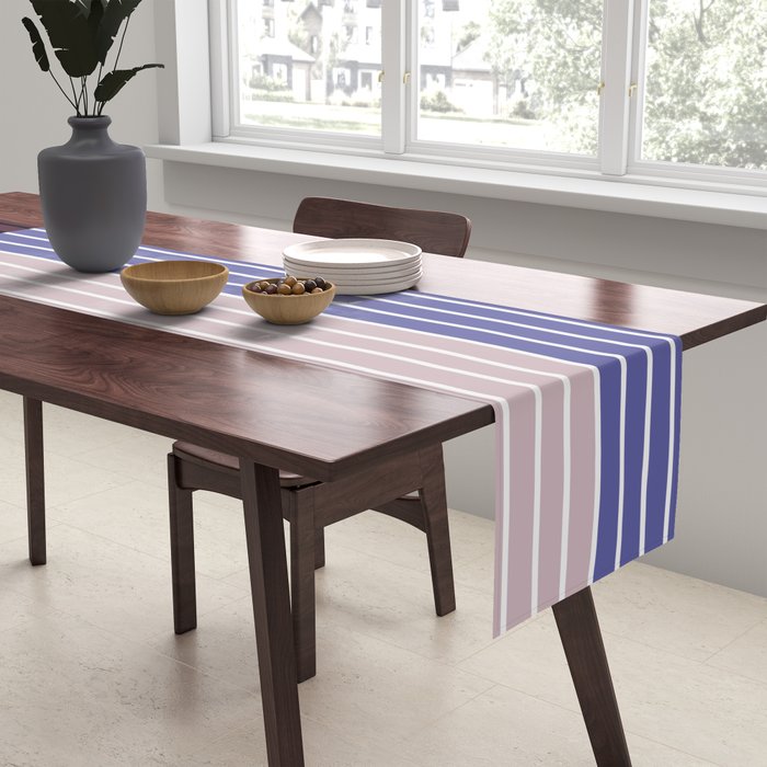 Color Block Line Abstract XX Table Runner Gallery Image 2