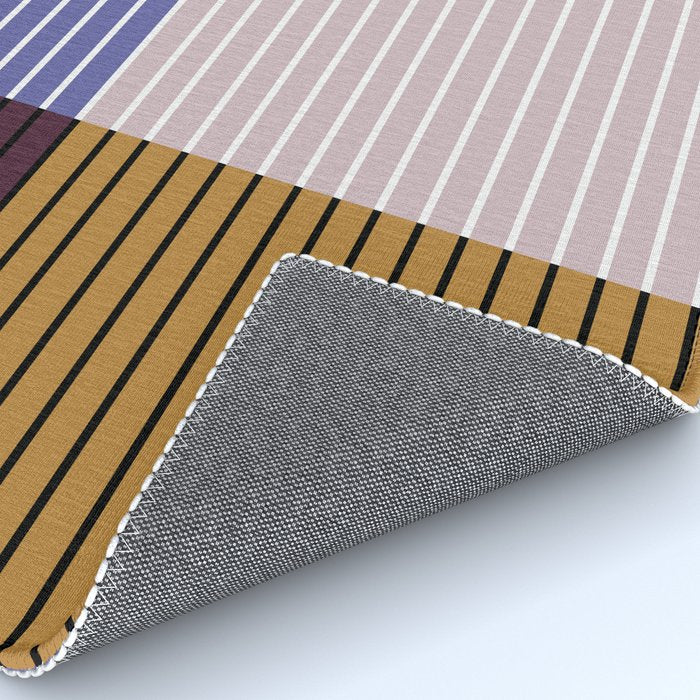 Color Block Line Abstract XX Rug Gallery Image 4