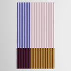 Color Block Line Abstract XX Tablecloth Gallery Image 2