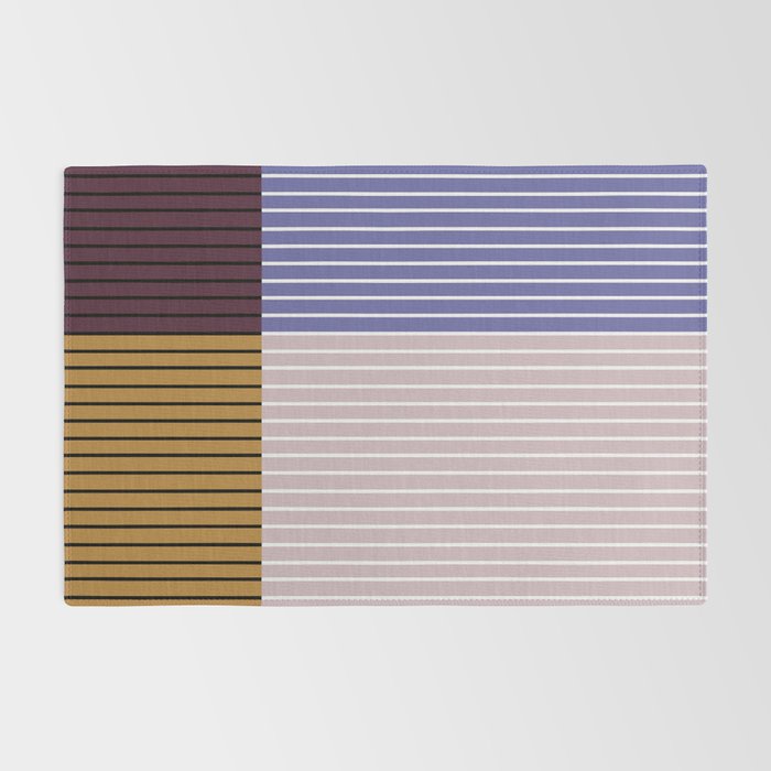 Color Block Line Abstract XX Rug Gallery Image 2
