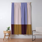 Color Block Line Abstract XX Window Curtain Gallery Image 5