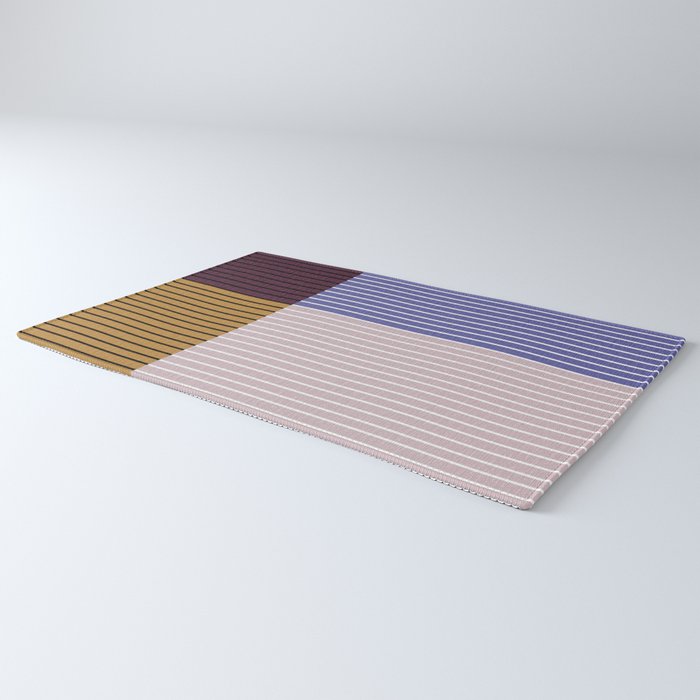 Color Block Line Abstract XX Rug Gallery Image 3
