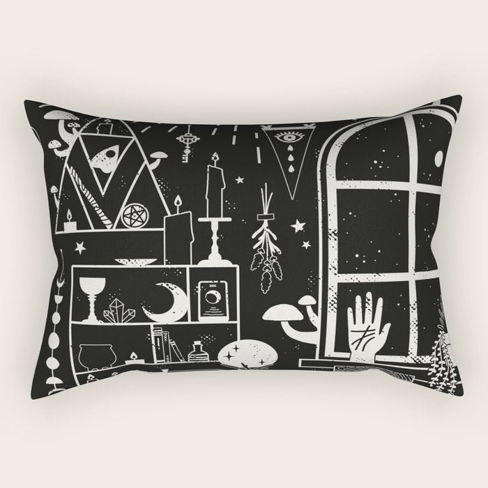 Moon Altar Rectangular Pillow Gallery Image 1