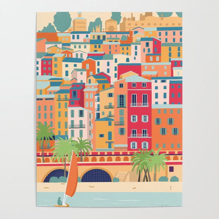 Menton, France Poster Gallery Image 1