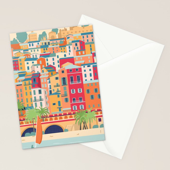 Menton, France Stationery Card Gallery Image 2