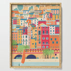 Menton, France Serving Tray Gallery Image 1