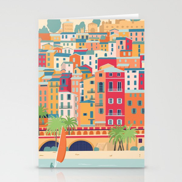Menton, France Stationery Card Gallery Image 1