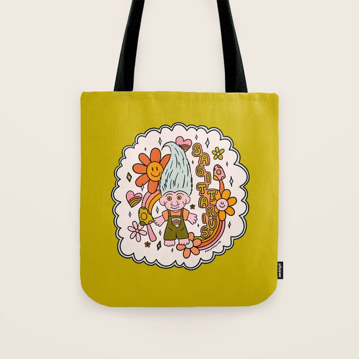 Sagittarius Troll Tote Bag Gallery Image 1