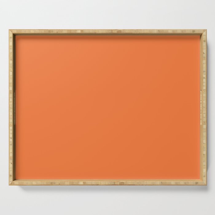 Boca Solid Shades - Apricot Serving Tray Gallery Image 1