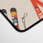Ski time pattern Desk Mat Gallery Image 4
