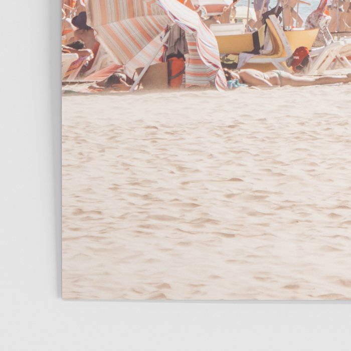 Beach - Orange Sun Umbrellas series  - Ocean Travel photography Poster Gallery Image 3