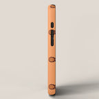 Happy Flower Print in Orange iPhone Case Gallery Image 2