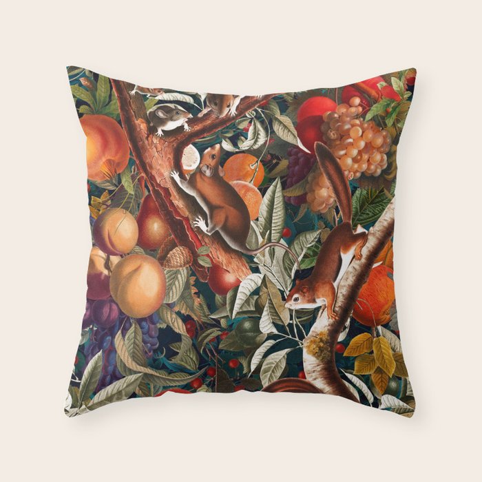Magical Garden I Throw Pillow Gallery Image 6