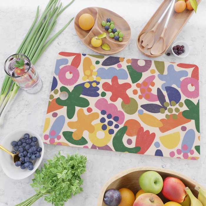 Bright Abstract Pattern #1 Cutting Board Gallery Image 2