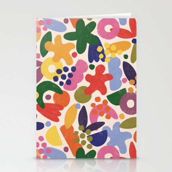 Bright Abstract Pattern #1 Stationery Card Gallery Image 2