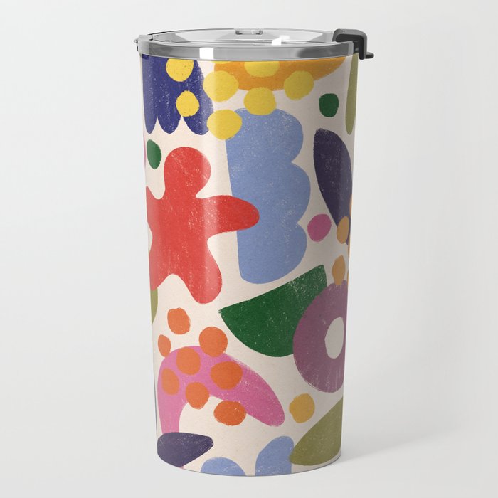 Bright Abstract Pattern #1 Travel Mug Gallery Image 2
