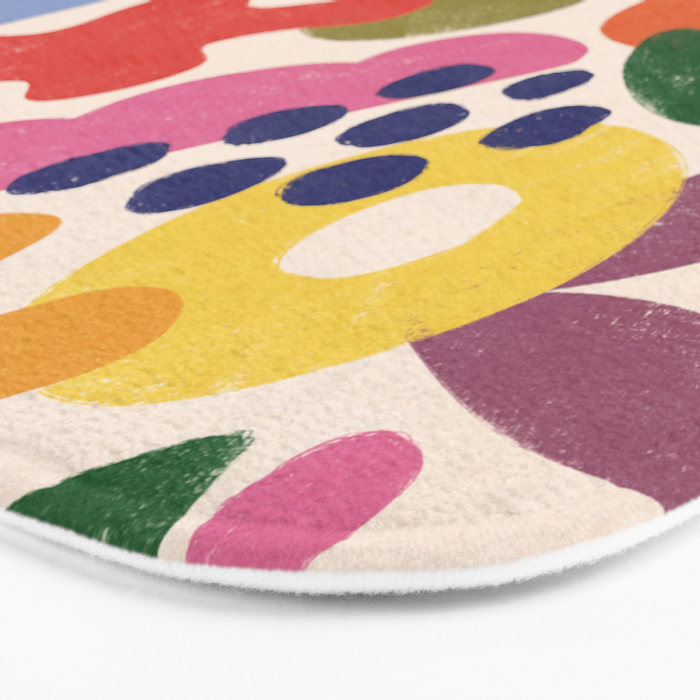 Bright Abstract Pattern #1 Bath Mat Gallery Image 3