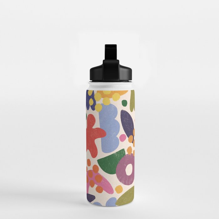 Bright Abstract Pattern #1 Water Bottle Gallery Image 2