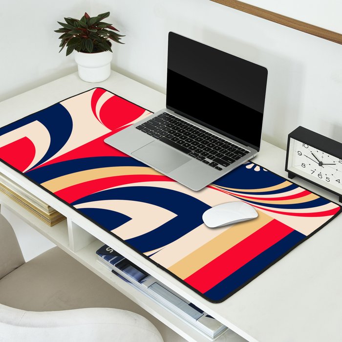 Colorful Girl Desk Mat Gallery Image 2