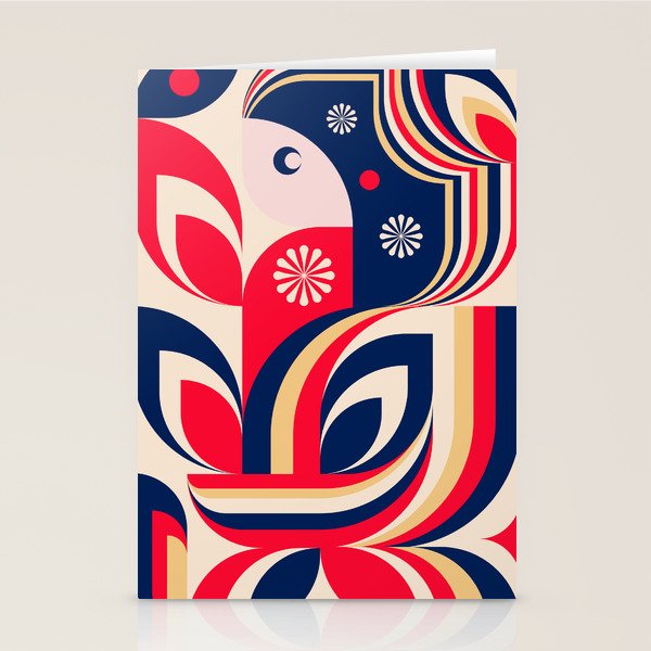 Colorful Girl Stationery Card Gallery Image 1