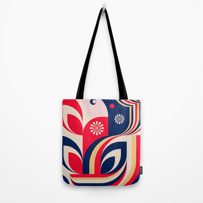 Colorful Girl Tote Bag Gallery Image 2